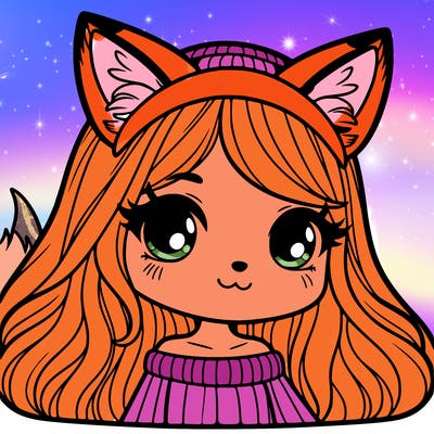 girl with fox ears