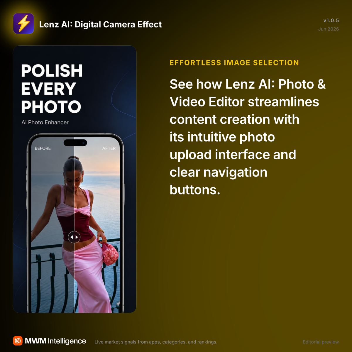 Lenz AI: Digital Camera Effect - Photo & Video App | MWM