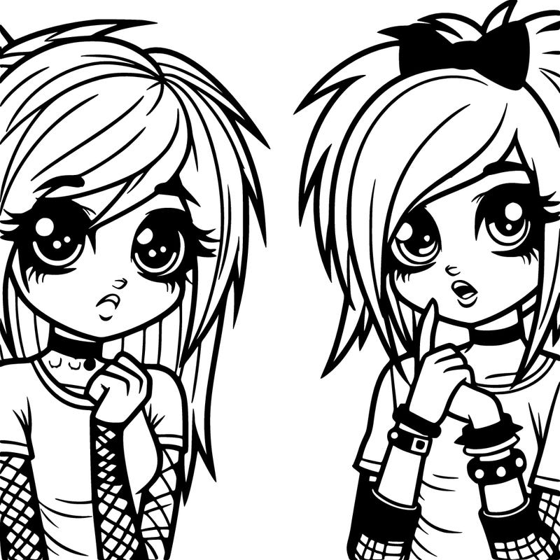 emo girls