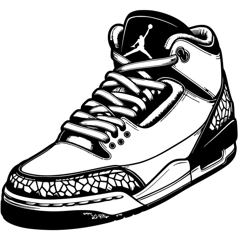 realistic shoe jordan