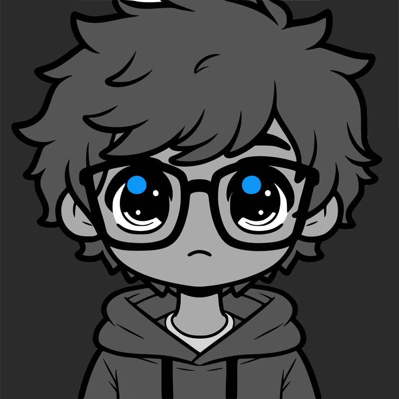 white boy with glasses and fluffy hair and hoodie