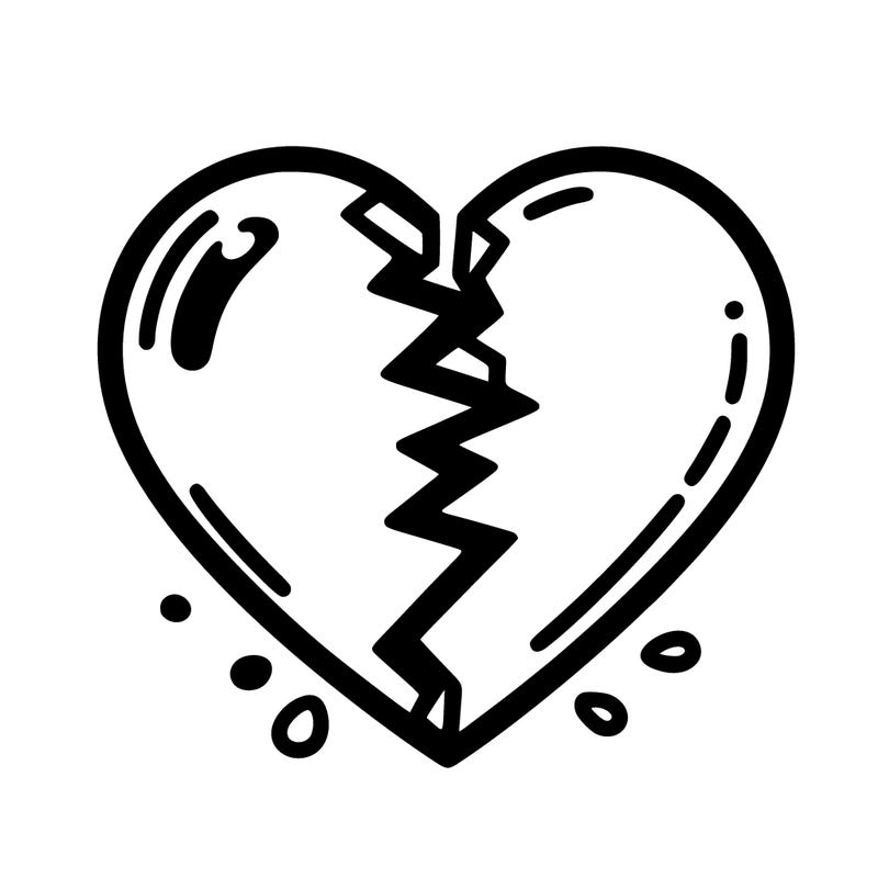a broken heart