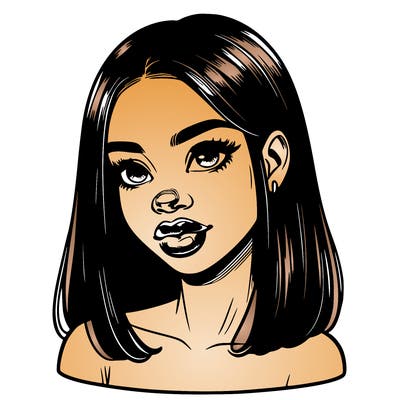 realistic black girl