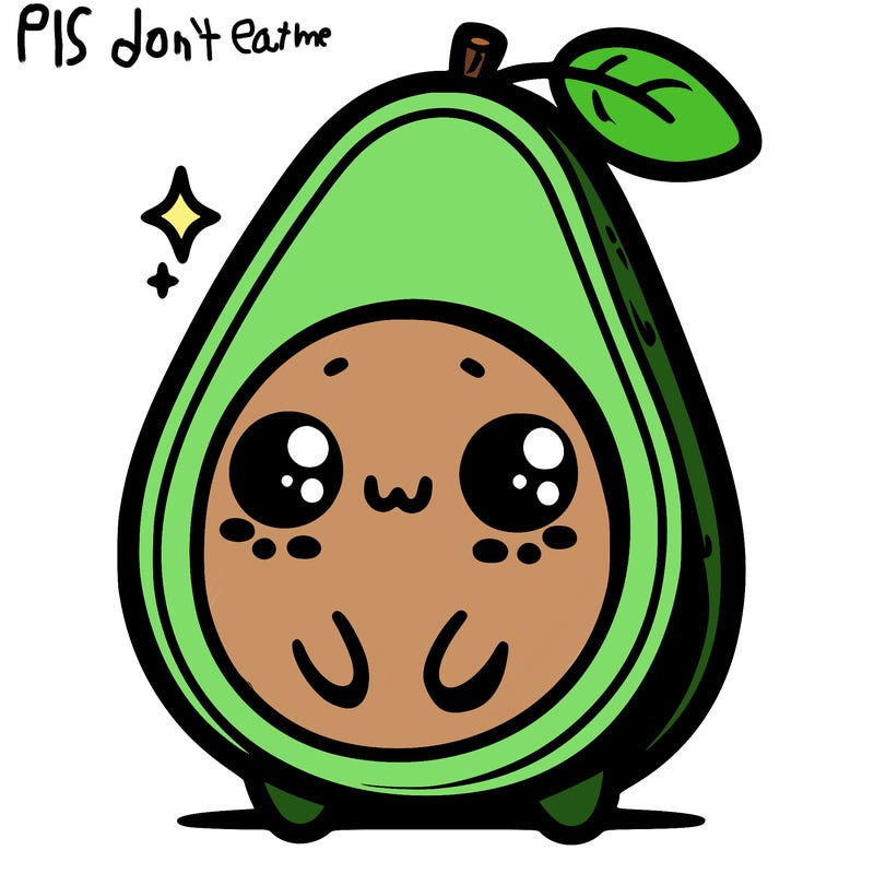 cute avocado