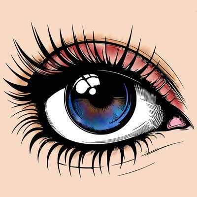 realistic eye