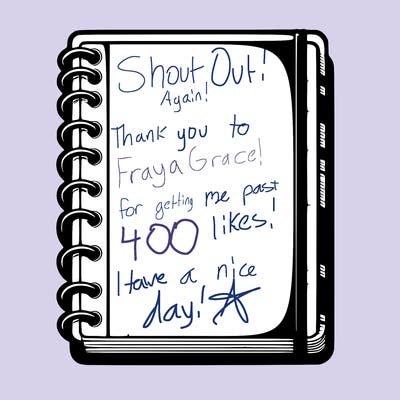 blank, realistic notebook