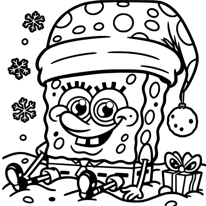 christmas sponge bob
