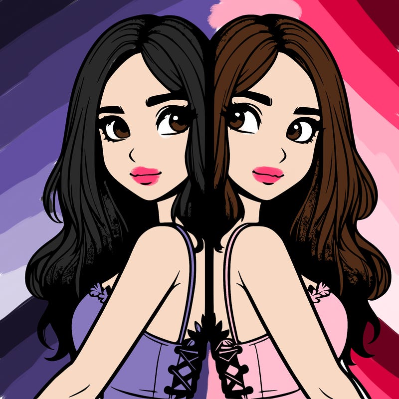 a realistic girl split