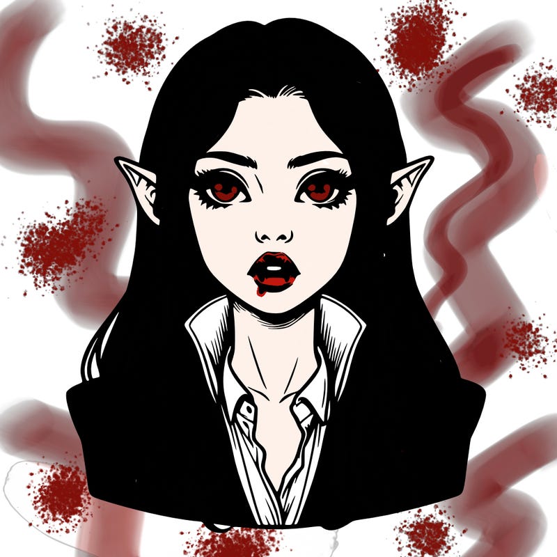 realistic vampire girl