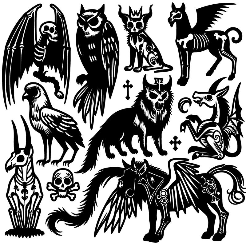 gothic animals