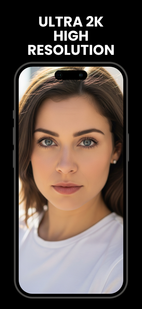 PictorAIを使用した高解像度の超リアルなAI生成女性ポートレート