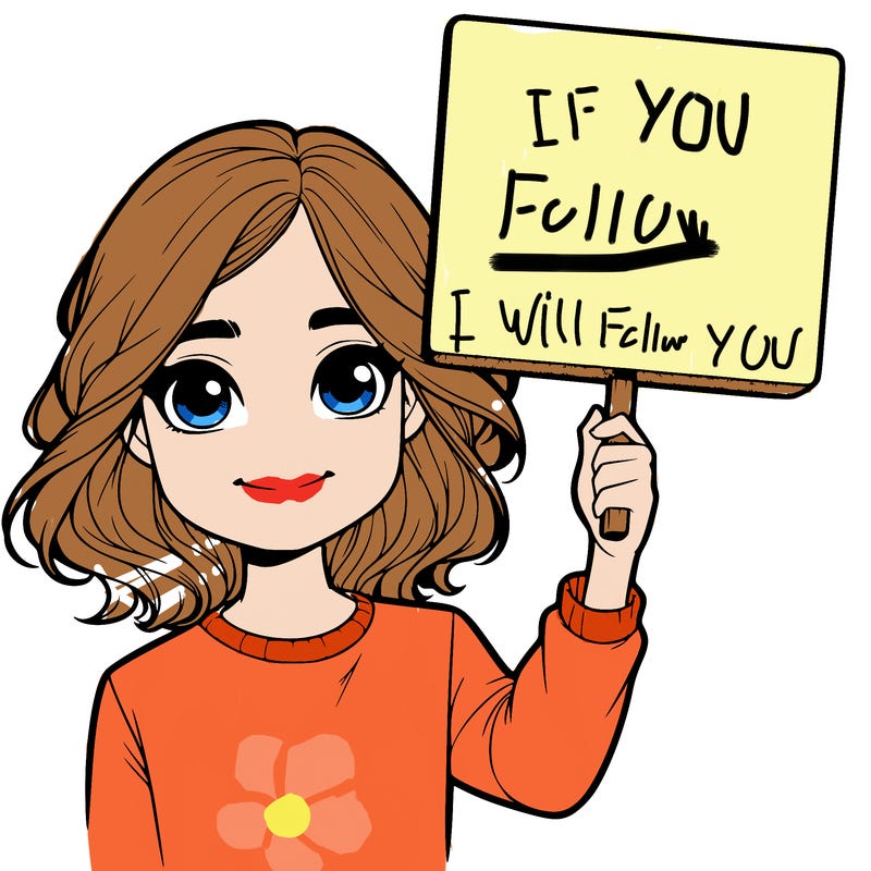 realistic girl holding up a sign
