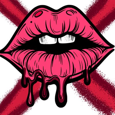 lips that look realistic and drip