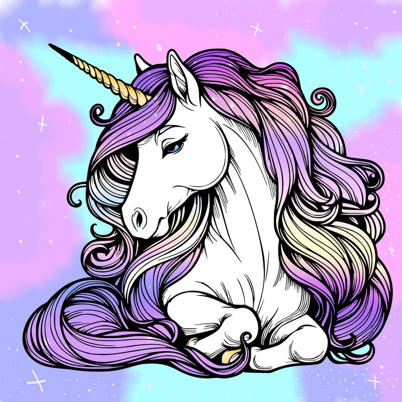 realistic unicorn