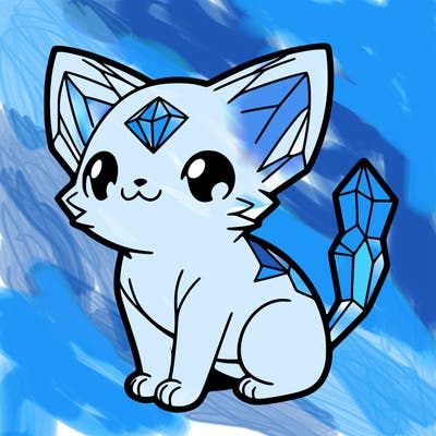crystal kitten