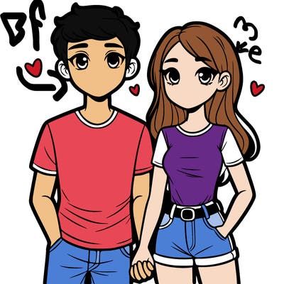 boyfriend and girlfriend