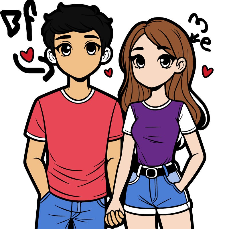 boyfriend and girlfriend