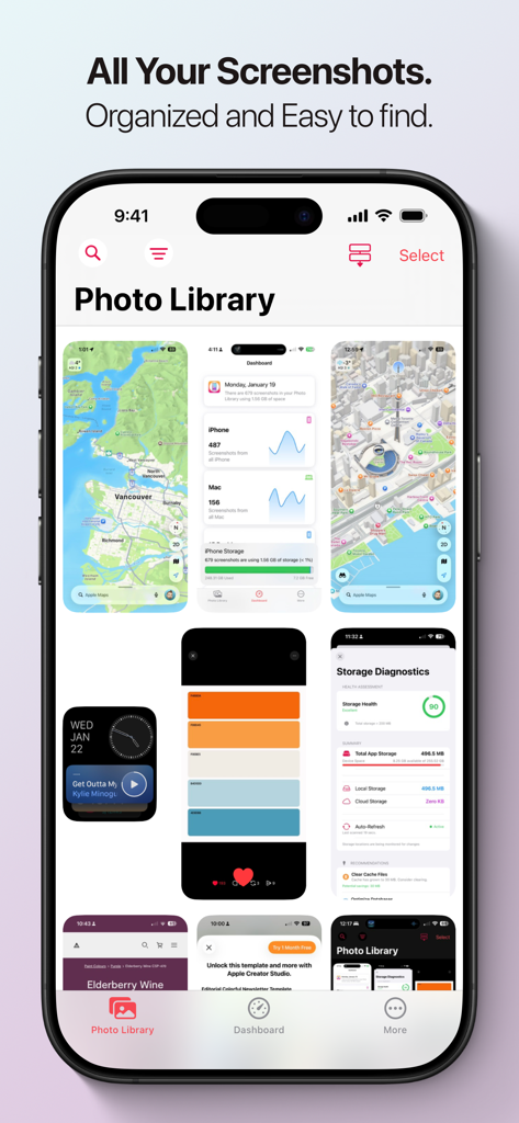 Screenshots Pro | Organize, Frame, and Search Your Screenshots