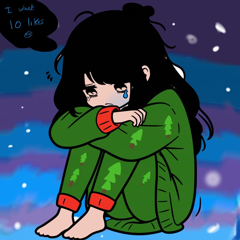 depressed girl