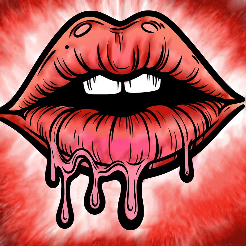 lips that look realistic and drip