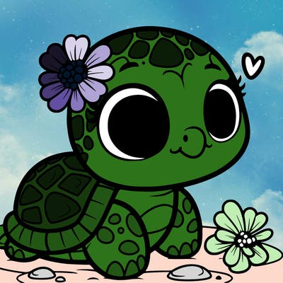 cute turtle
