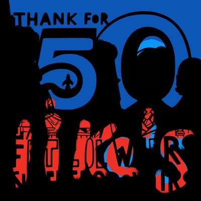 thank you for 50 followers