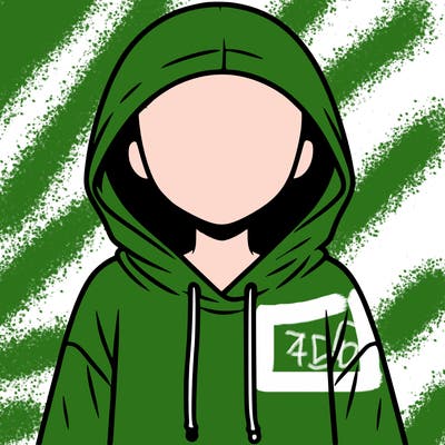 faceless girl in hoodie