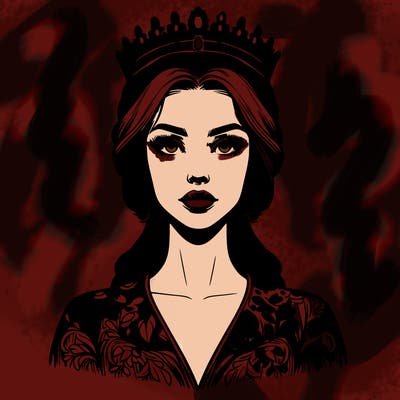 realistic beautiful queen