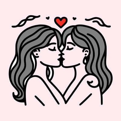 in love 🫦👩‍❤️‍💋‍👩