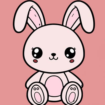 cute bunny plush