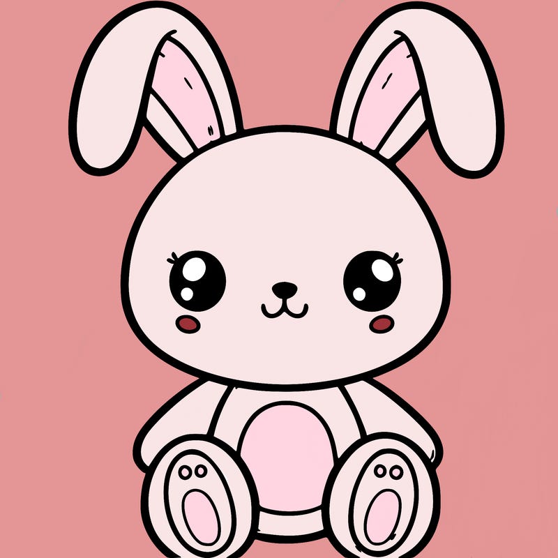 cute bunny plush