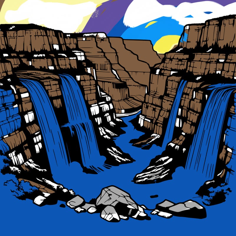 grand canyon waterfall