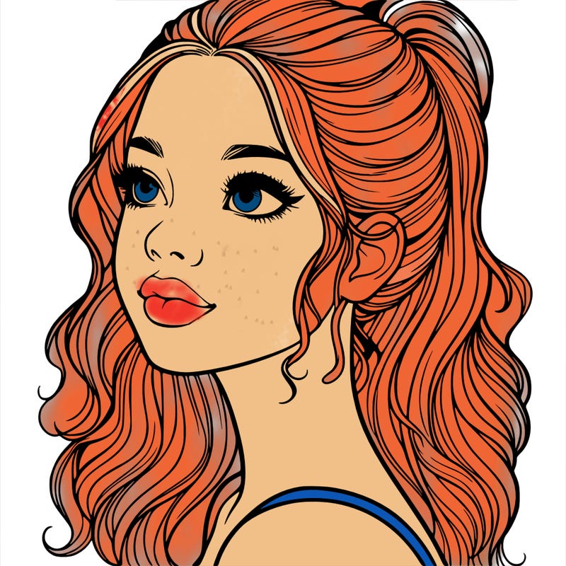 beautiful realistic girl