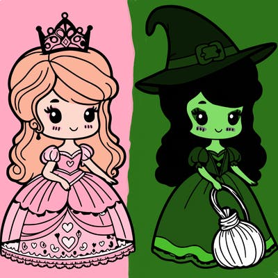 princess as a witch