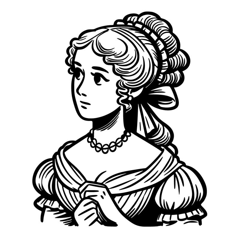 a woman from the 1800’s