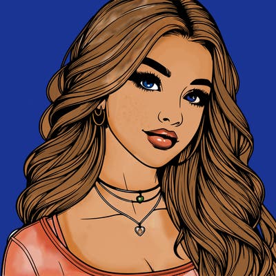 detailed realistic girl