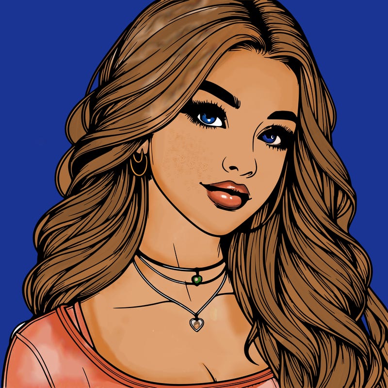 detailed realistic girl