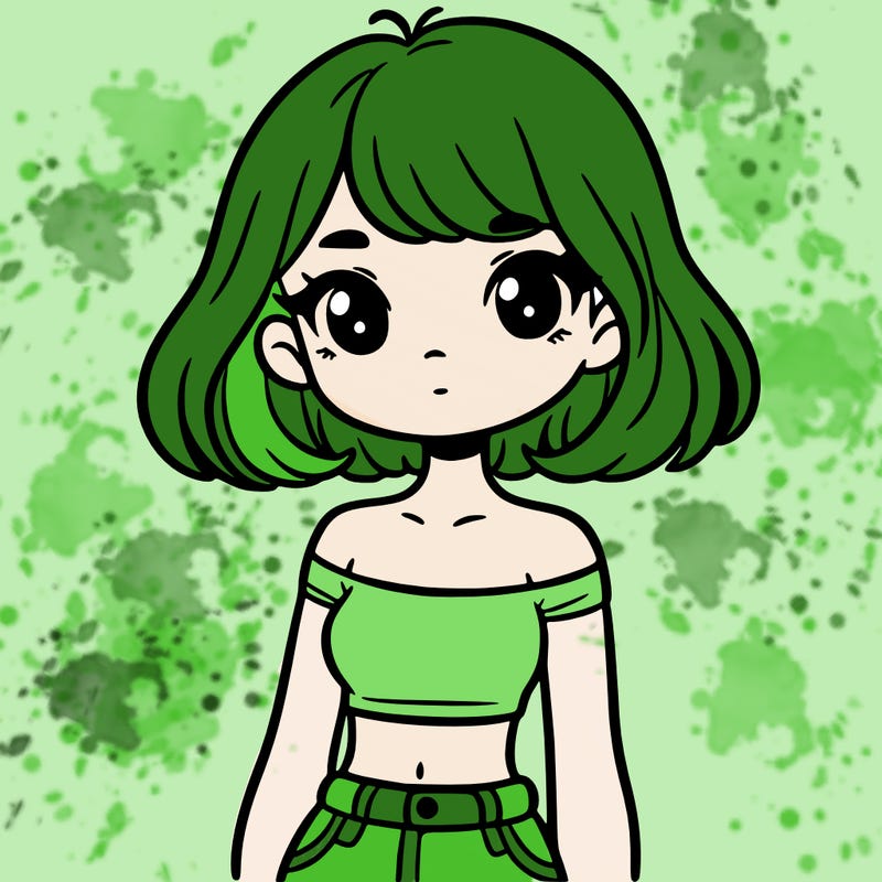 girl in a cute crop top