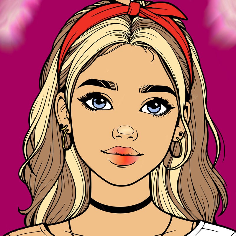 realistic teenage girl