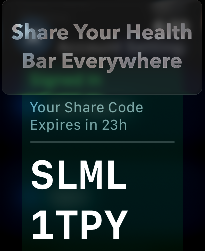 IRL Health Bar - ストリーミング用のIRLヘルスバー共有コード画面