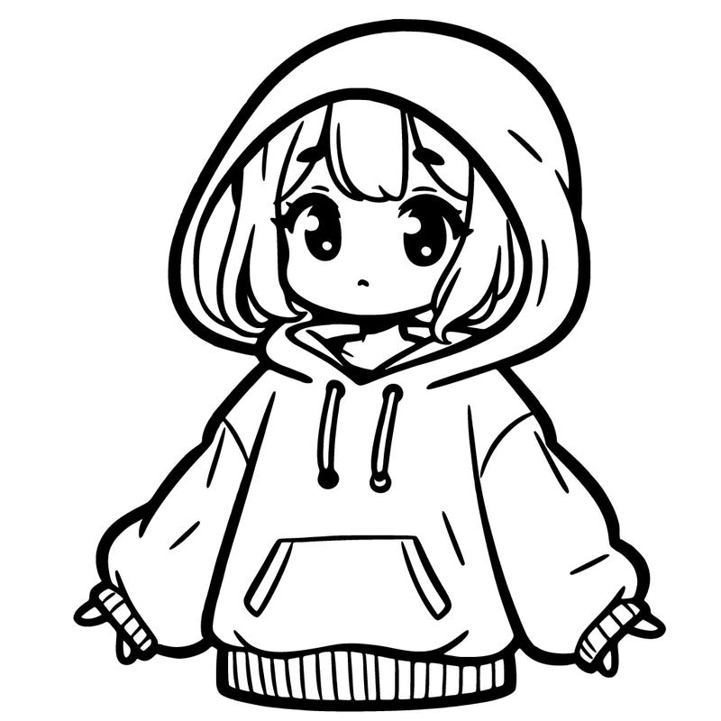 girl with sweatshirt