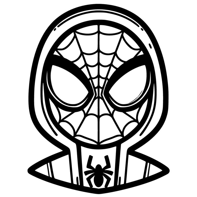spiderman with mask