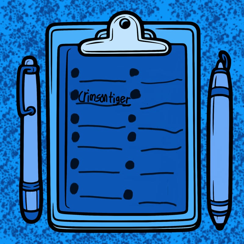 blank clip board with pen