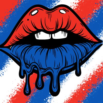 lips that look realistic and drip