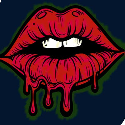 lips that look realistic and drip