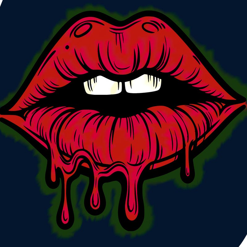 lips that look realistic and drip