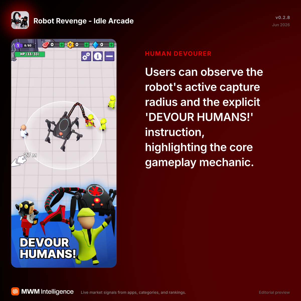 Robot Revenge - Idle Arcade - Games App | MWM