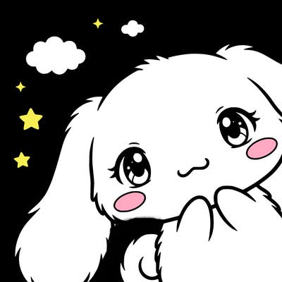 anime cinnamoroll cute fluffy