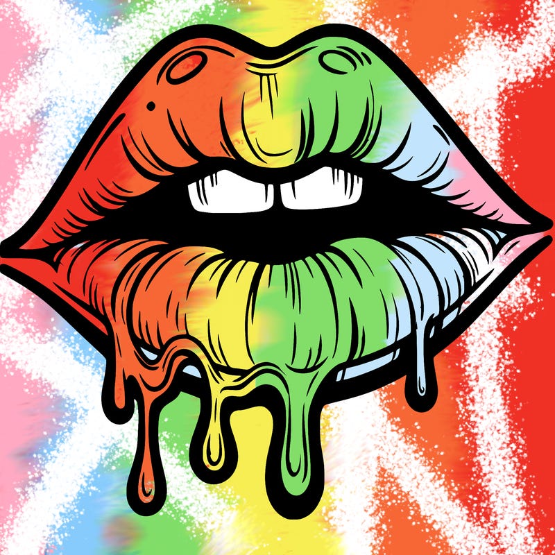 lips that look realistic and drip