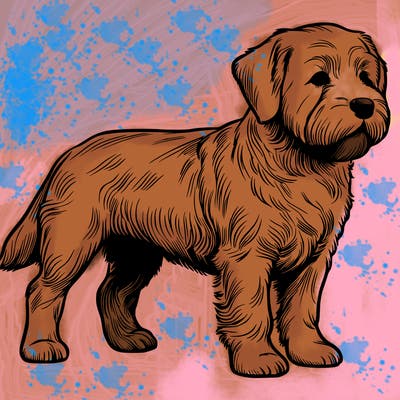 realistic dog